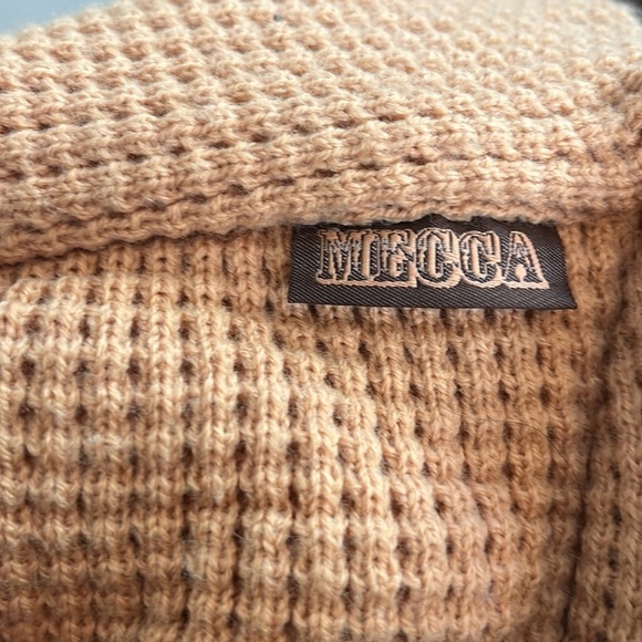 Mecca USA Hat Vintage One Size Ribbed 109% Acrylic Tan - Picture 7 of 7